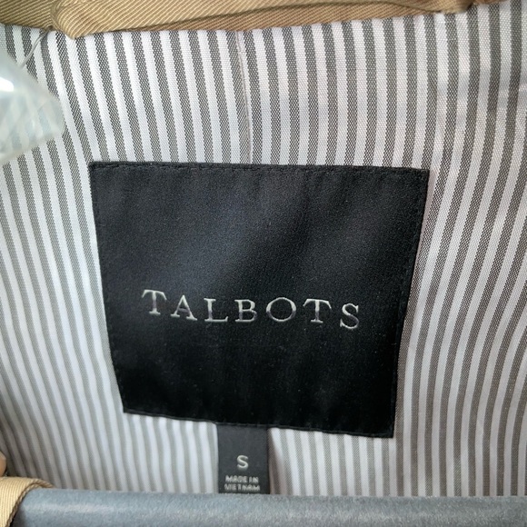 NWOT Talbots Trench Cape/Coat - Picture 4 of 10